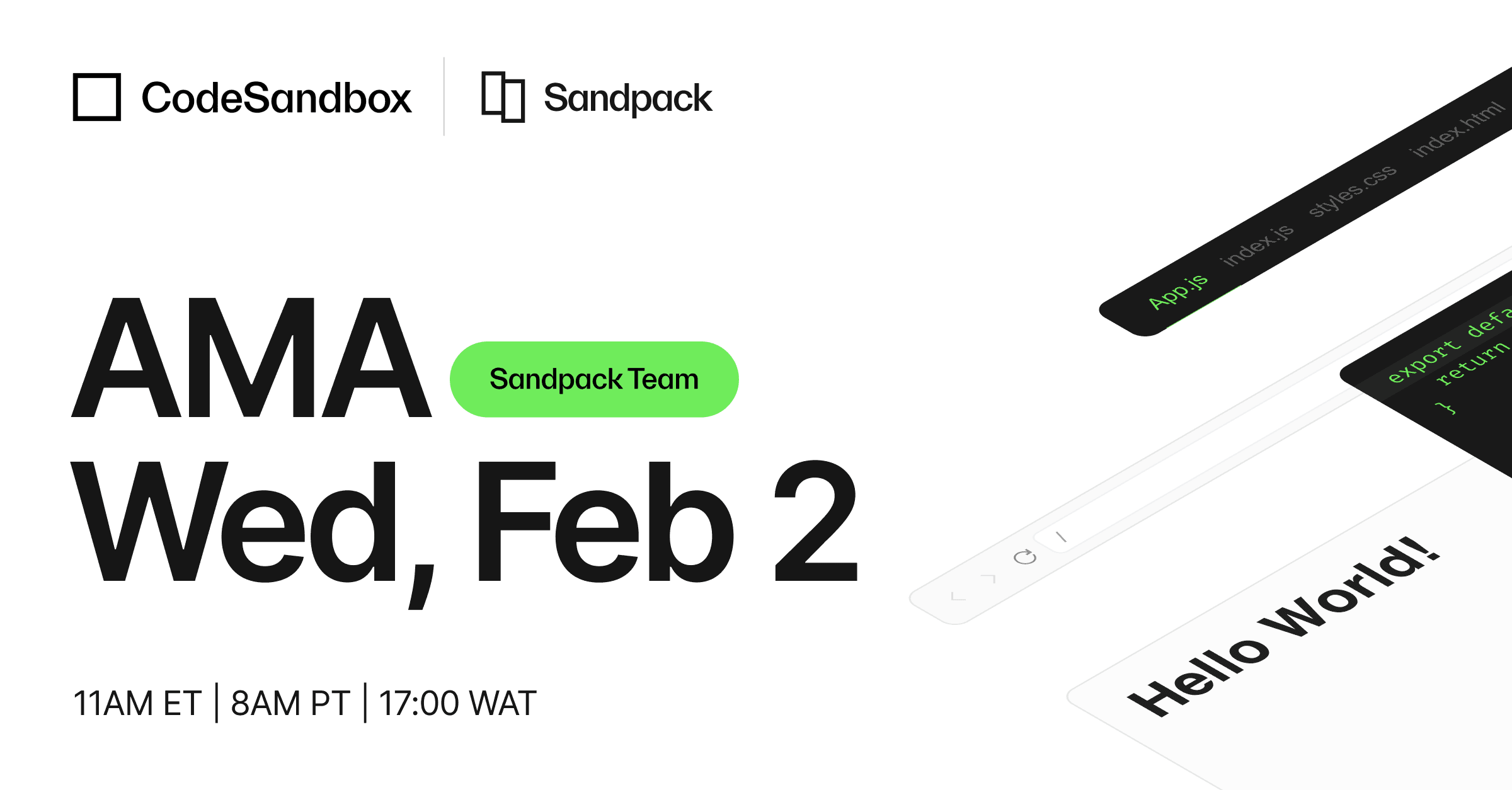 AMA with the Sandpack team Recap