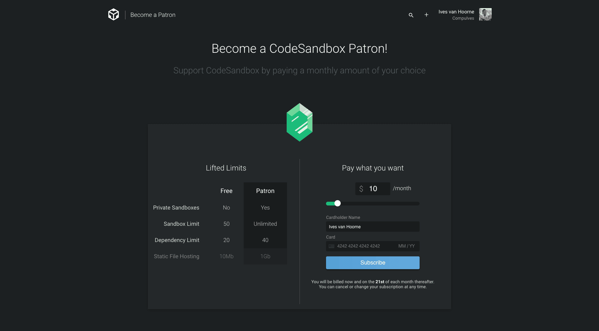 Introducing CodeSandbox Search, Patron & much more!