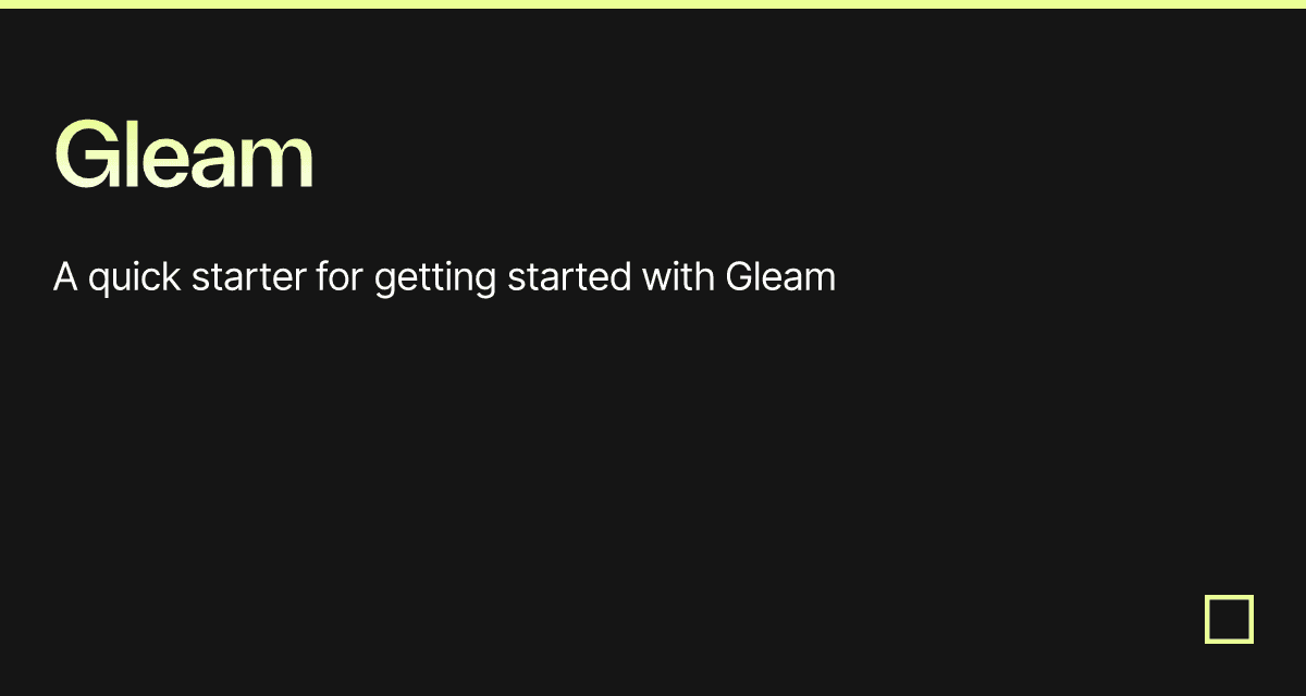 Gleam